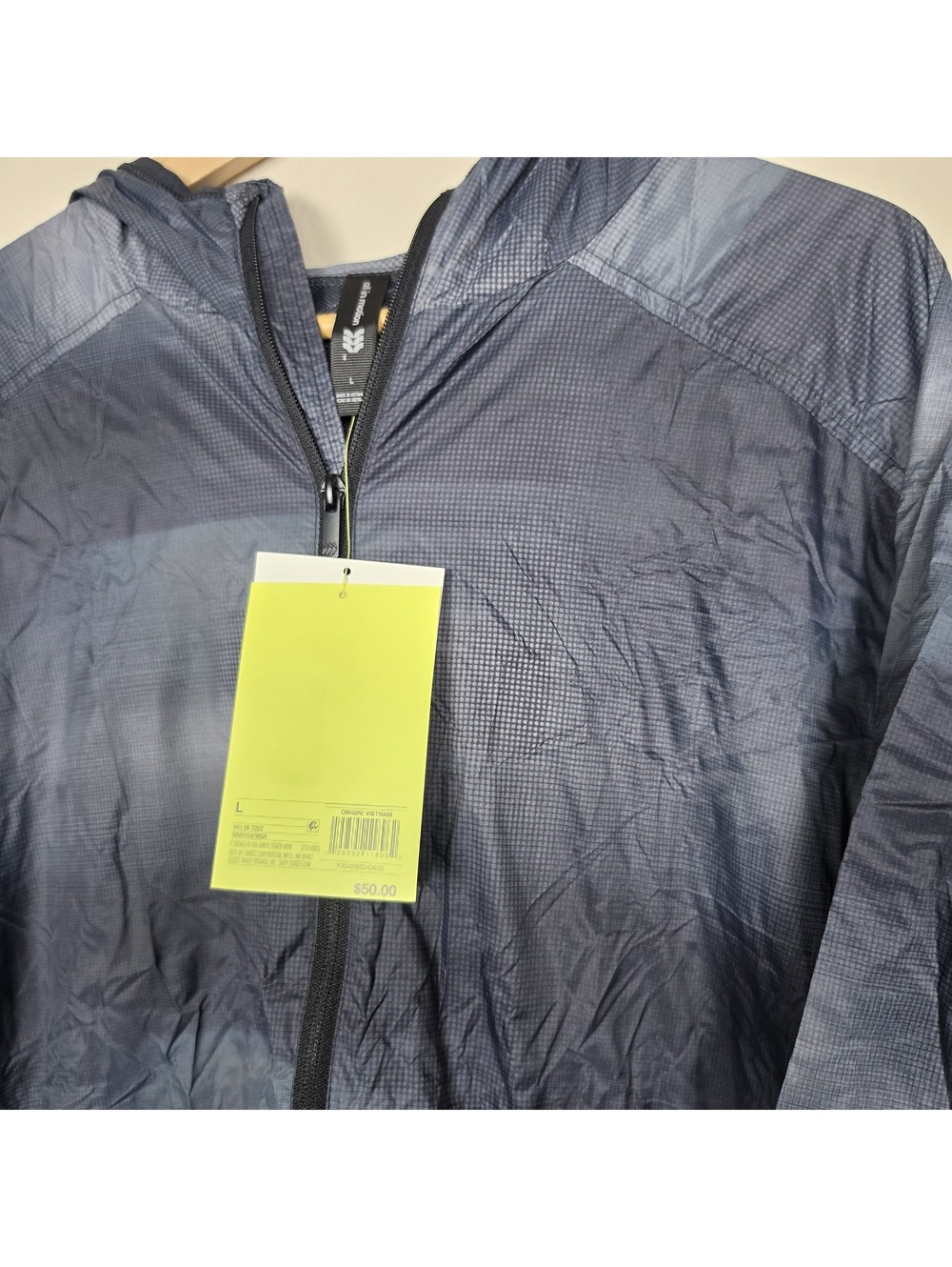 All In Motion Men's Printed Run Jacket L